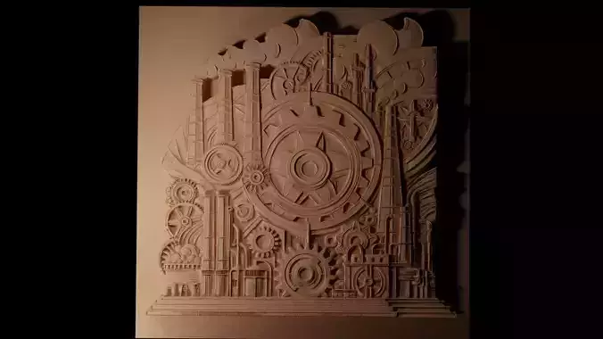 industrial CNC 3d Print High Relief Sand Casting