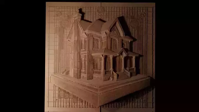 home CNC 3d Print High Relief Sand Casting