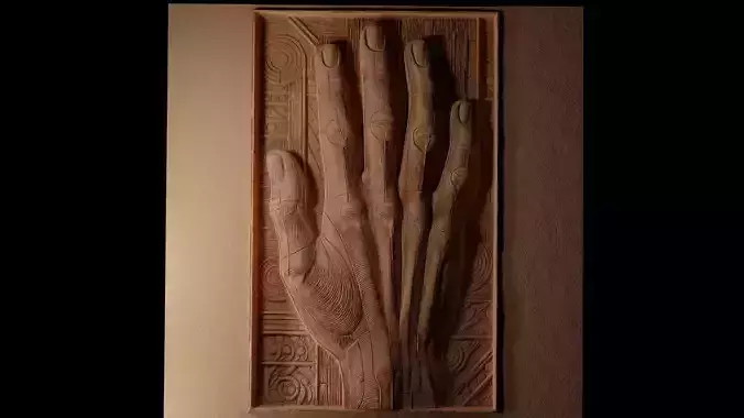 hand CNC 3d Print High Relief Sand Casting