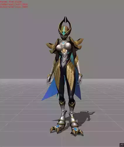 KARRIE Rising Star Low-poly 3D model