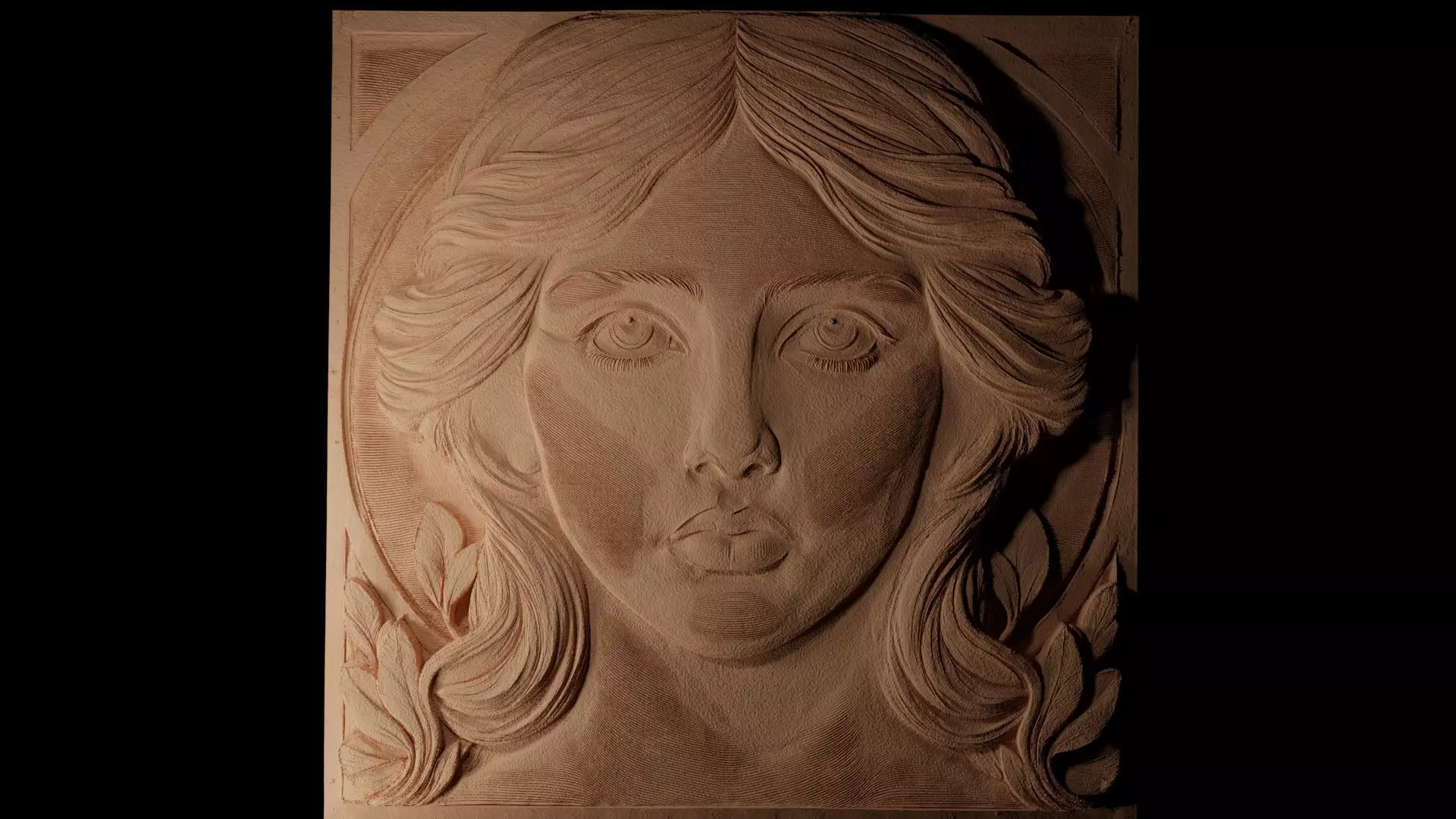 female CNC 3d Print High Relief Sand Casting 3D print model_0