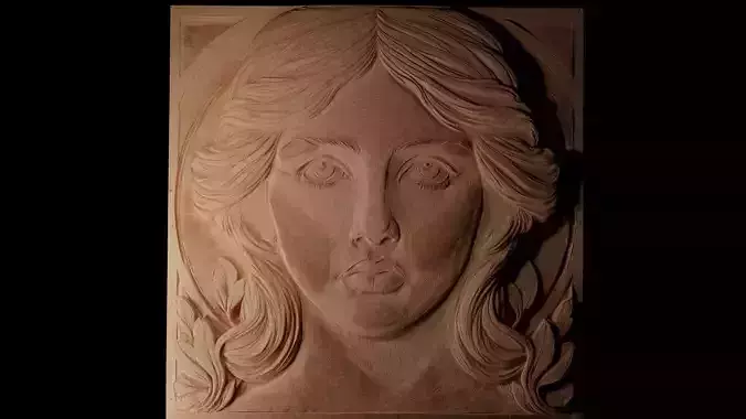 female CNC 3d Print High Relief Sand Casting 3D print model