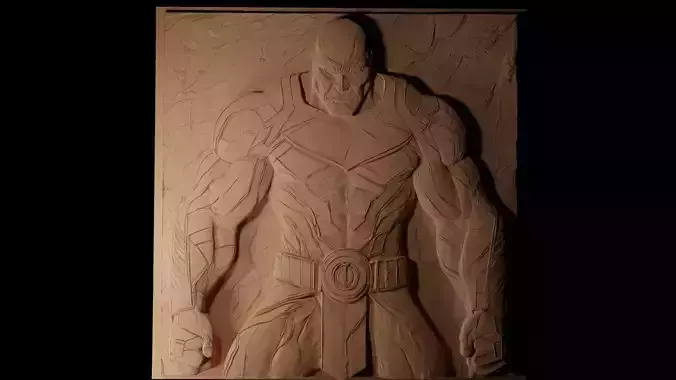 Darkseid CNC 3d Print High Relief Sand Casting