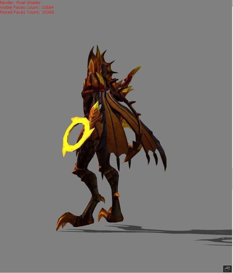 KARRIE Dragon Queen Low-poly 3D model_2