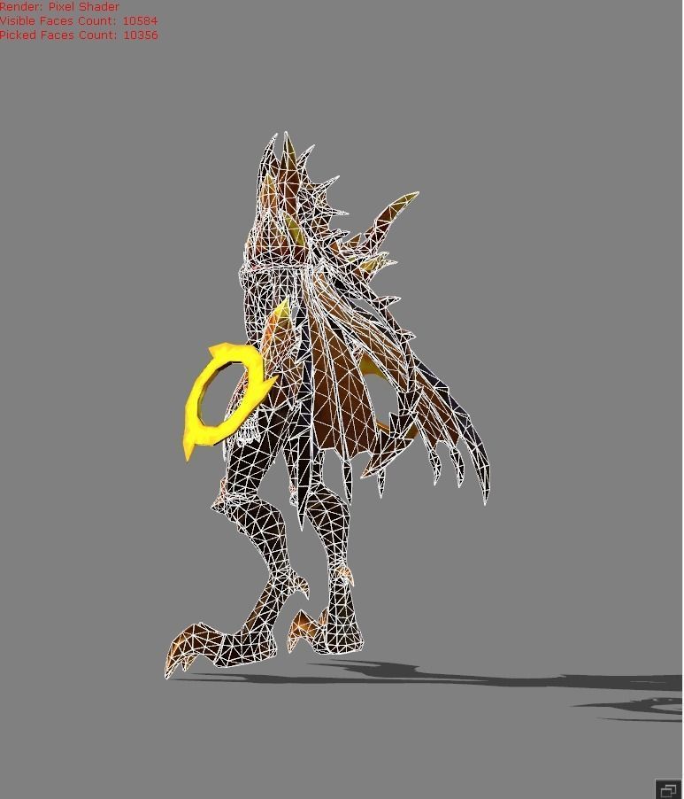 KARRIE Dragon Queen Low-poly 3D model_6