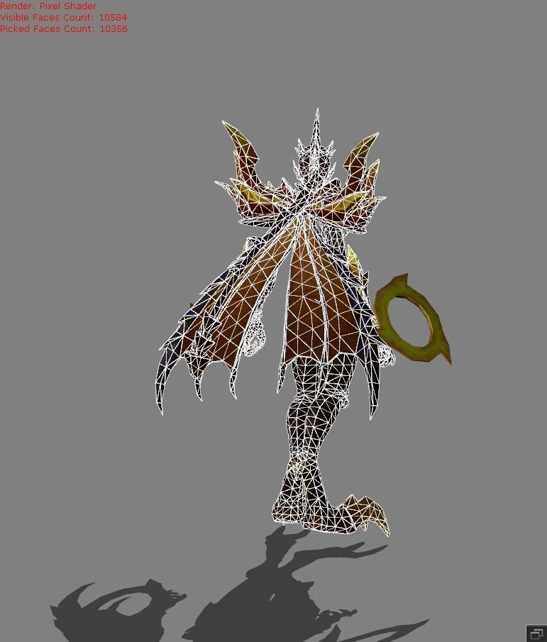 KARRIE Dragon Queen Low-poly 3D model_7