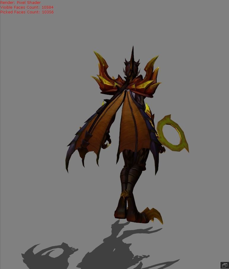 KARRIE Dragon Queen Low-poly 3D model_3