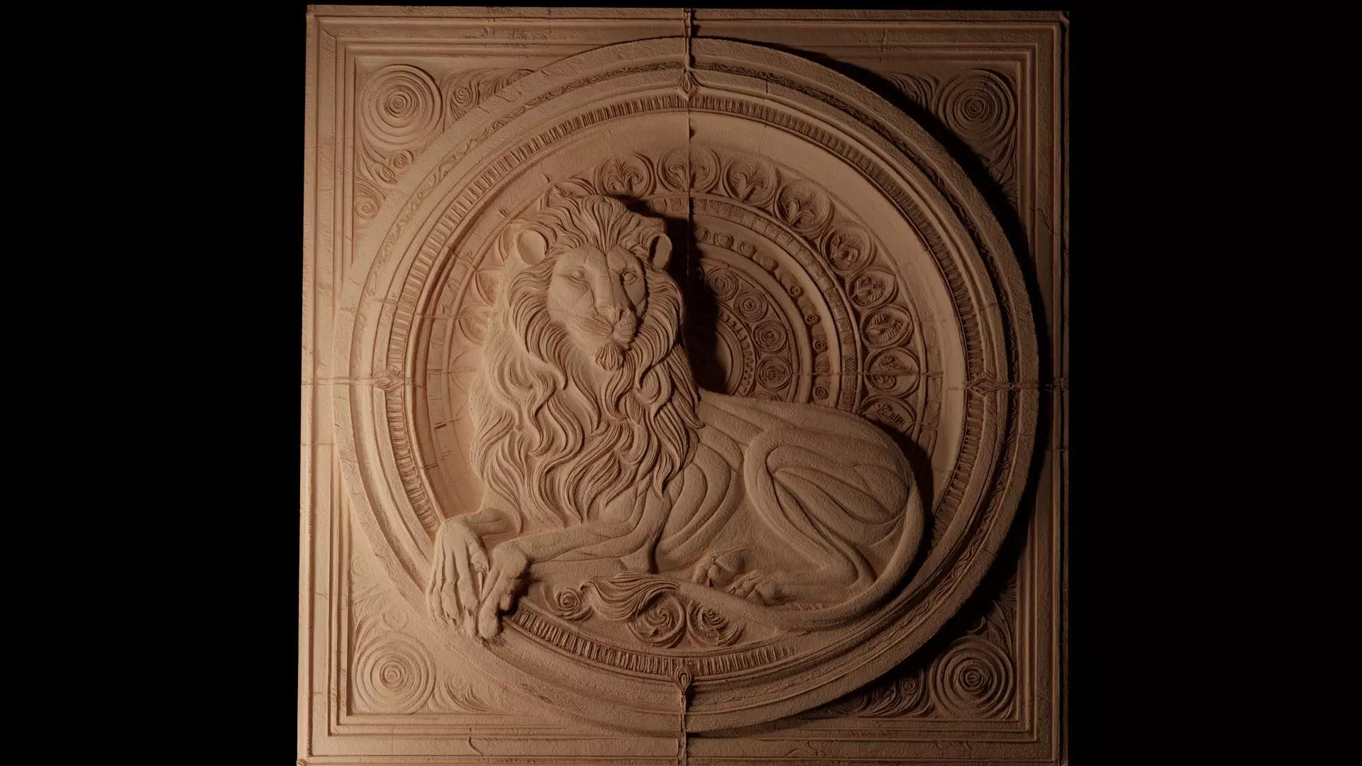 animal CNC 3d Print High Relief Sand Casting 3D print model_0