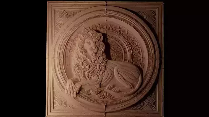 animal CNC 3d Print High Relief Sand Casting