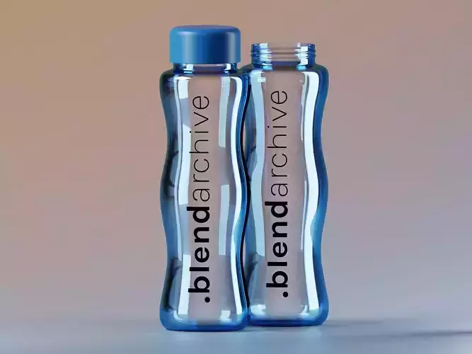 Water Bottle 3D Model