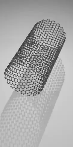 Carbon nanotube model 3D model