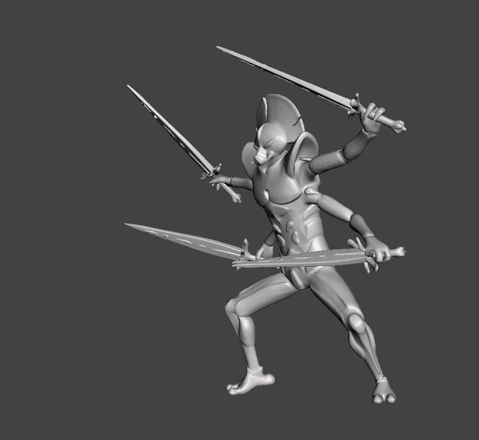 Subterranean King 3D Model 3D print model_1
