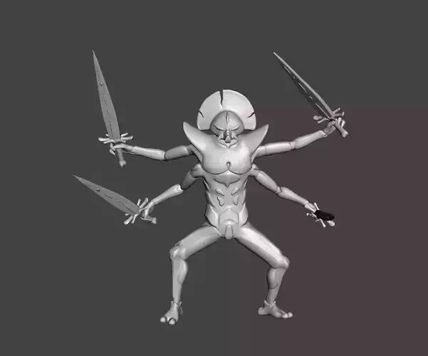 Subterranean King 3D Model