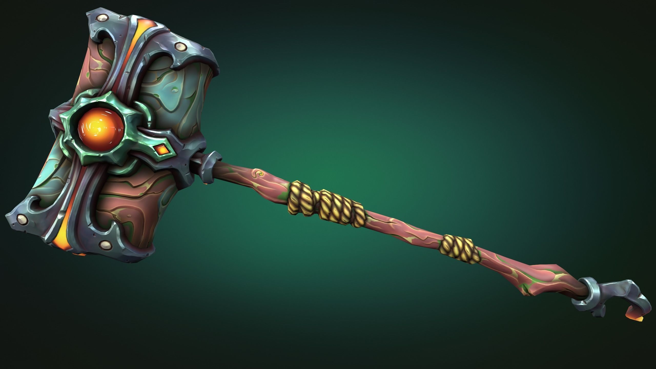 Coastal battle-hammer 3d print 3D print model_5