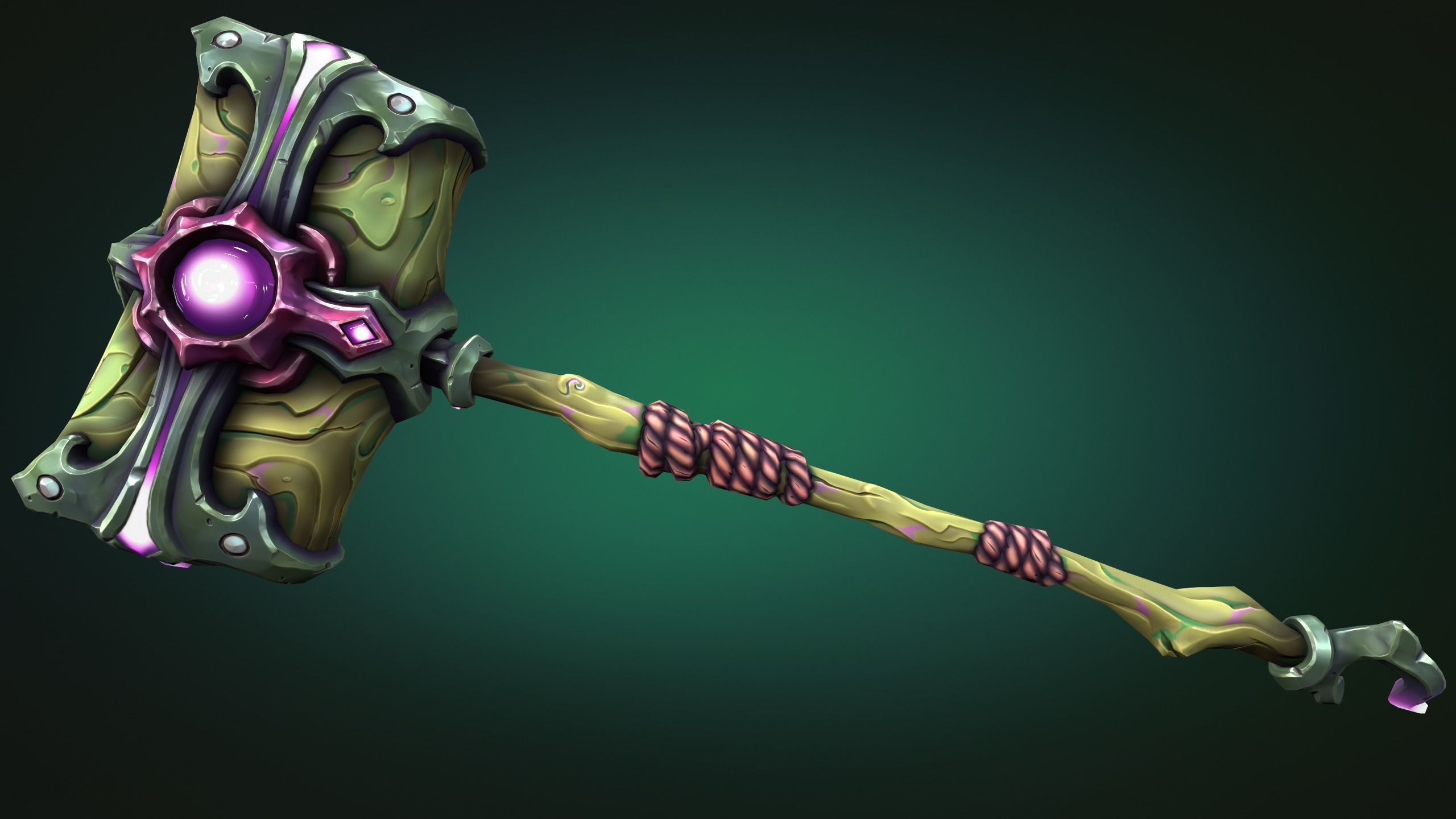 Coastal battle-hammer 3d print 3D print model_7