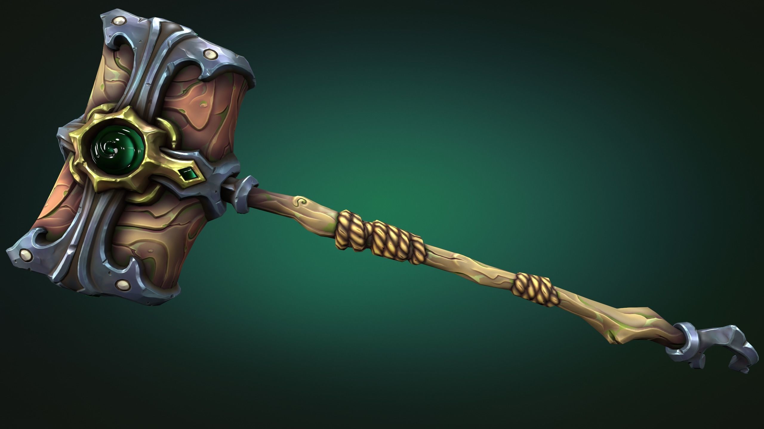 Coastal battle-hammer 3d print 3D print model_4