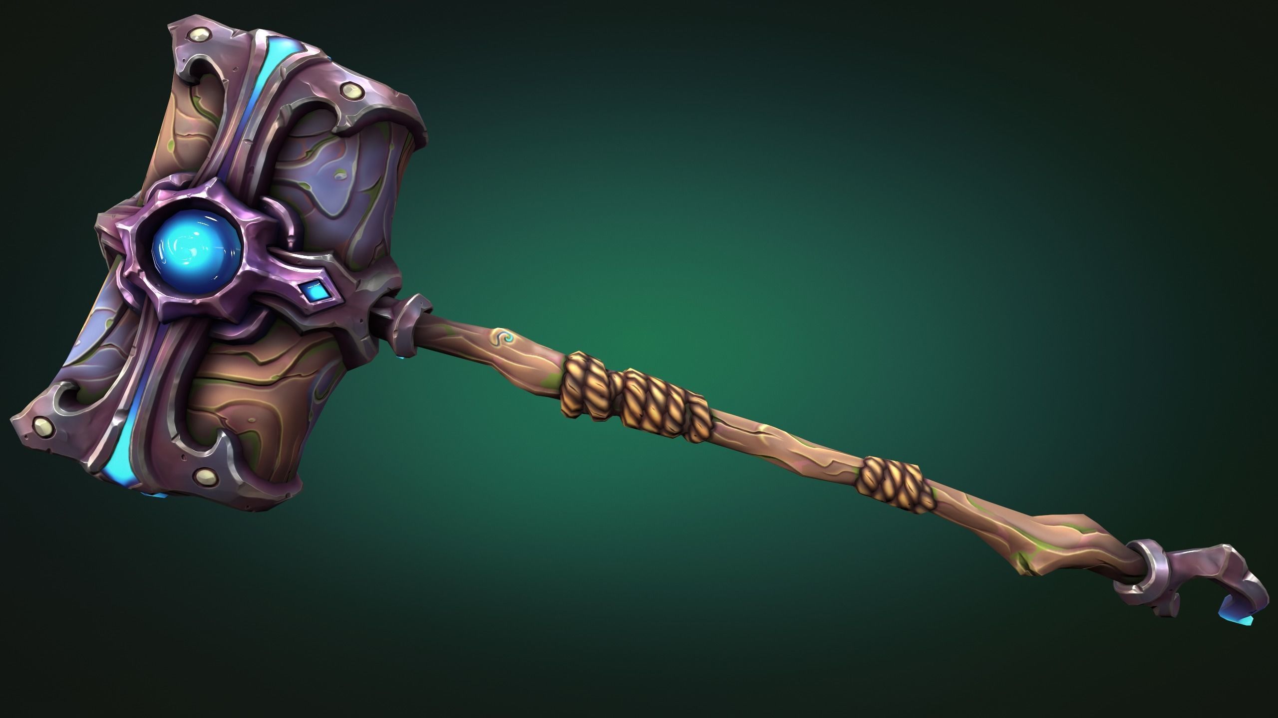 Coastal battle-hammer 3d print 3D print model_6