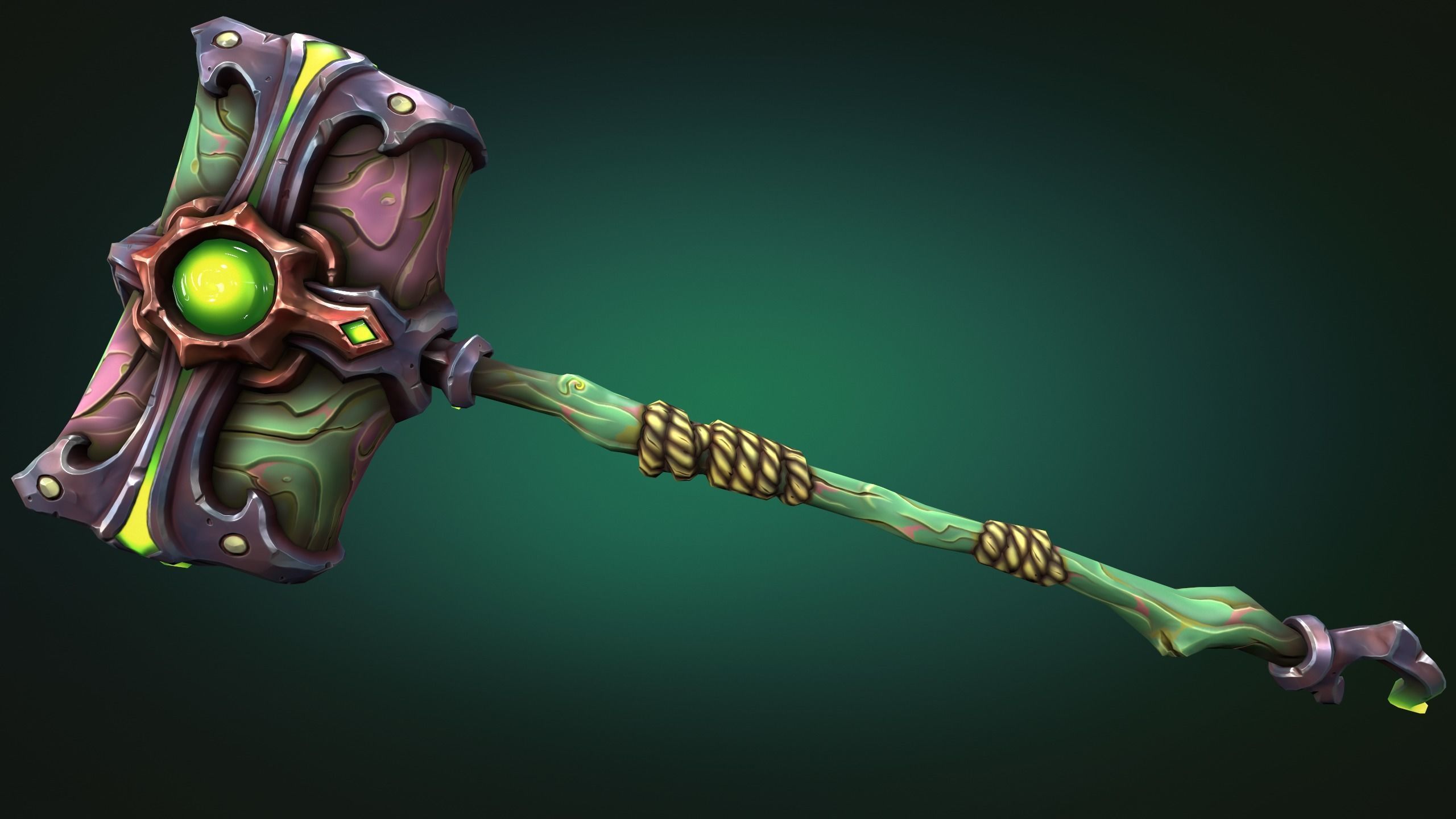 Coastal battle-hammer 3d print 3D print model_8