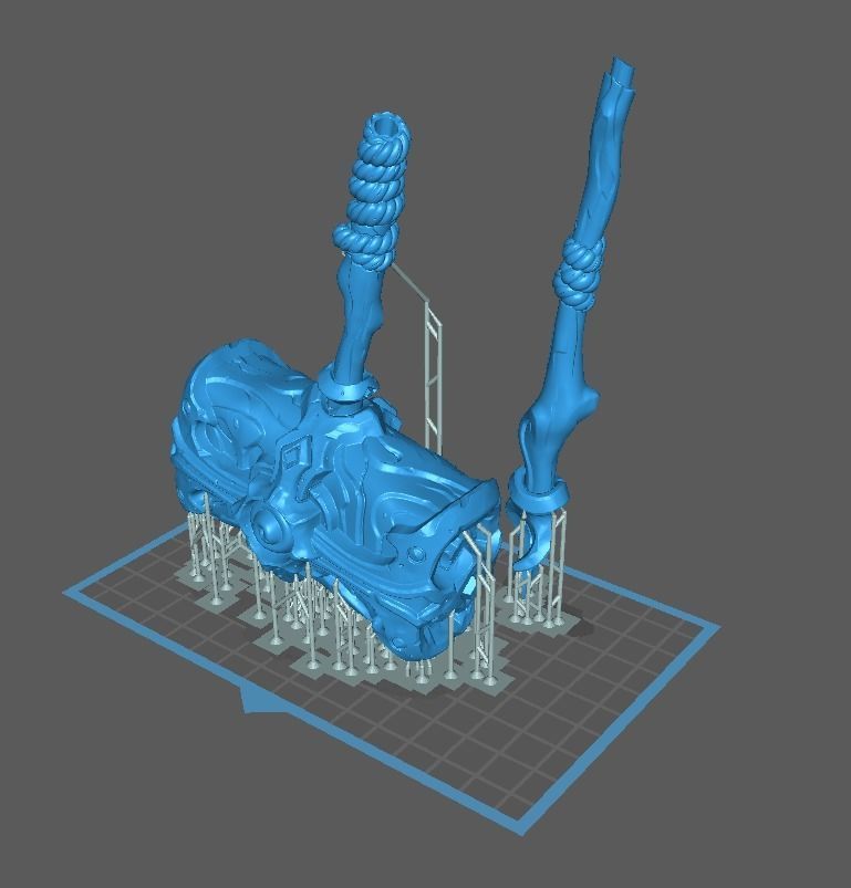 Coastal battle-hammer 3d print 3D print model_1