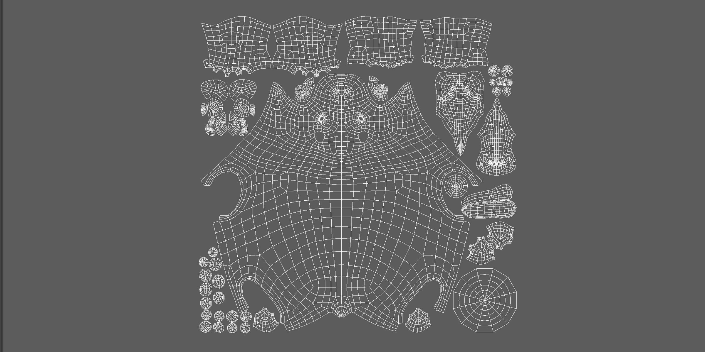 Baby Hippopotamus Low-poly 3D model_6