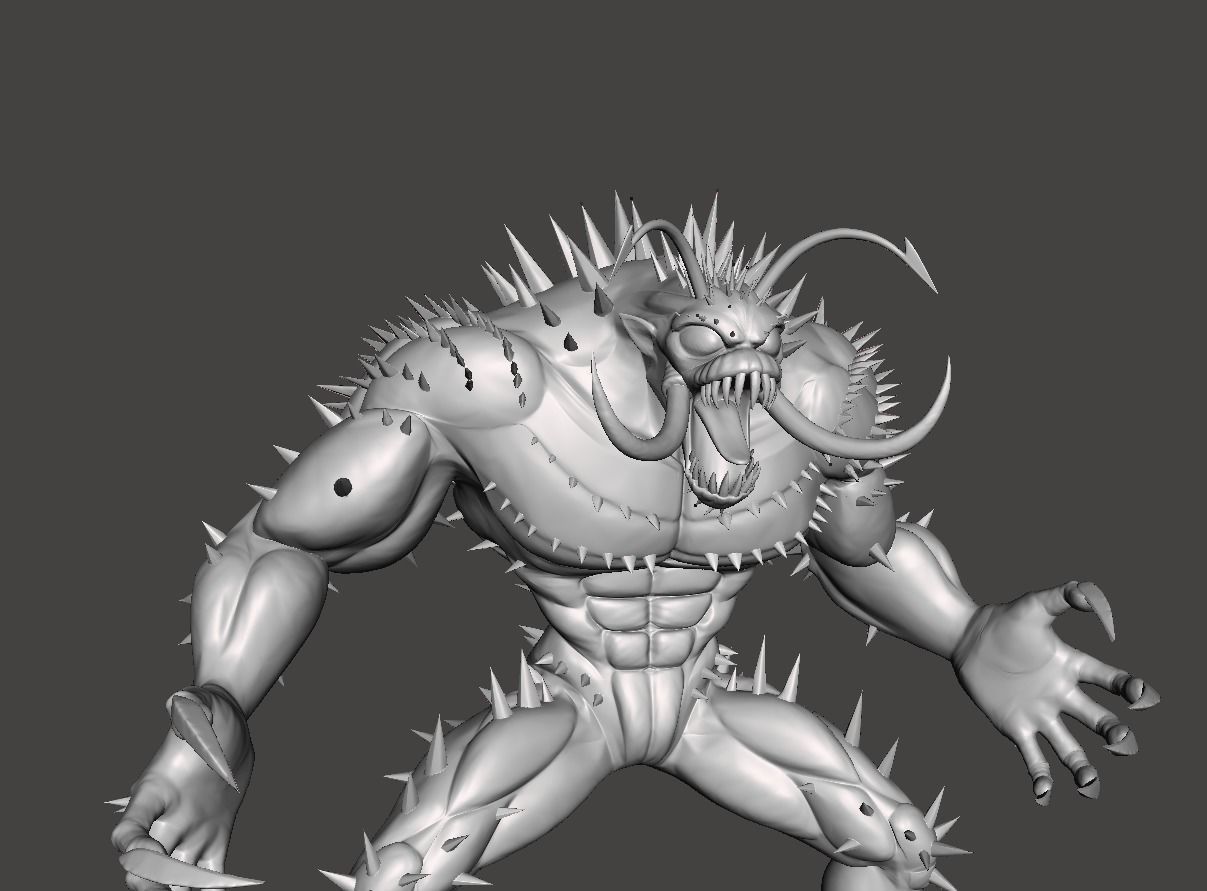 Vaccine Man Transformation One punch man 3D Model 3D print model_2