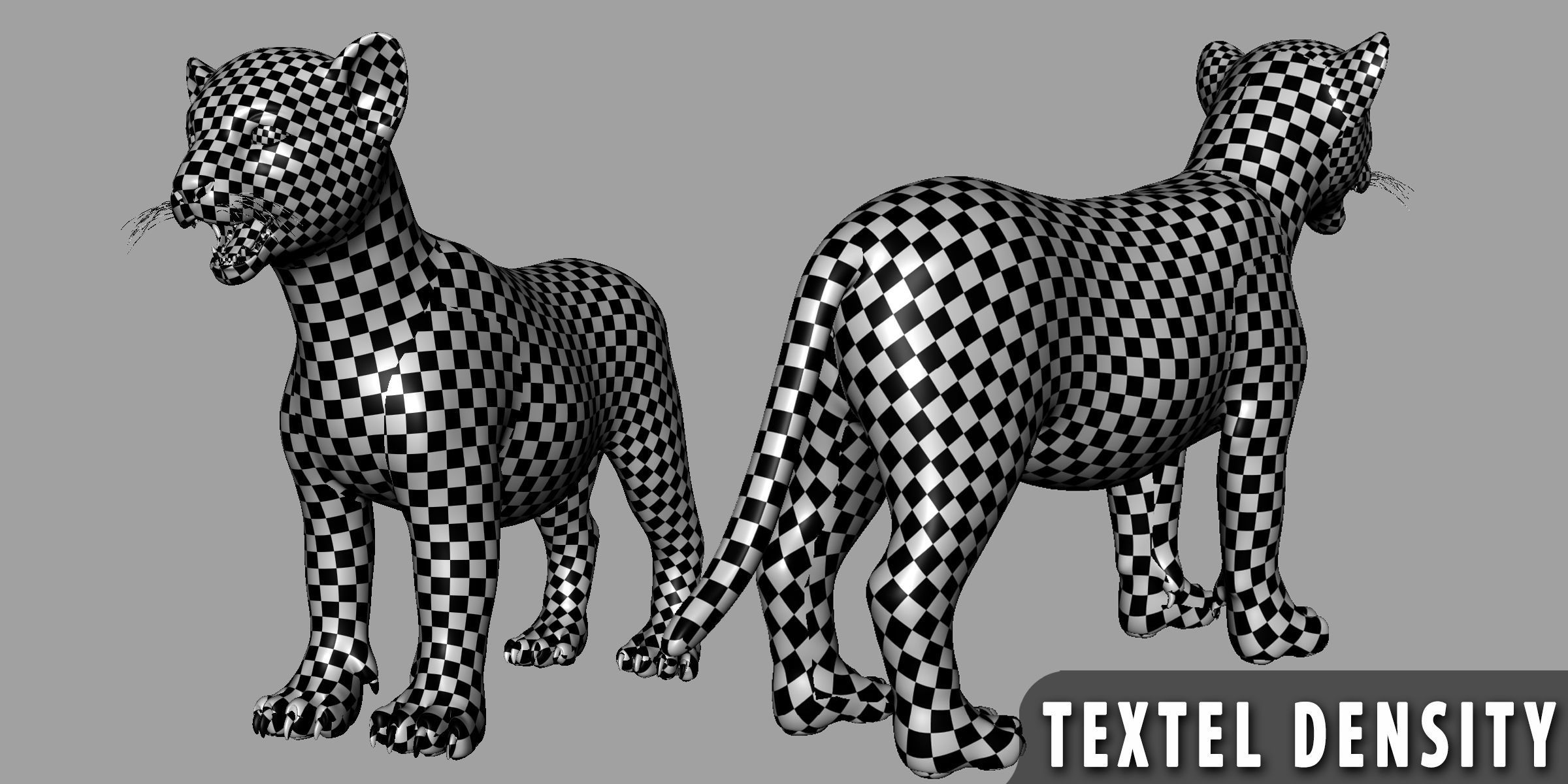 Baby Lion Low-poly 3D model_4