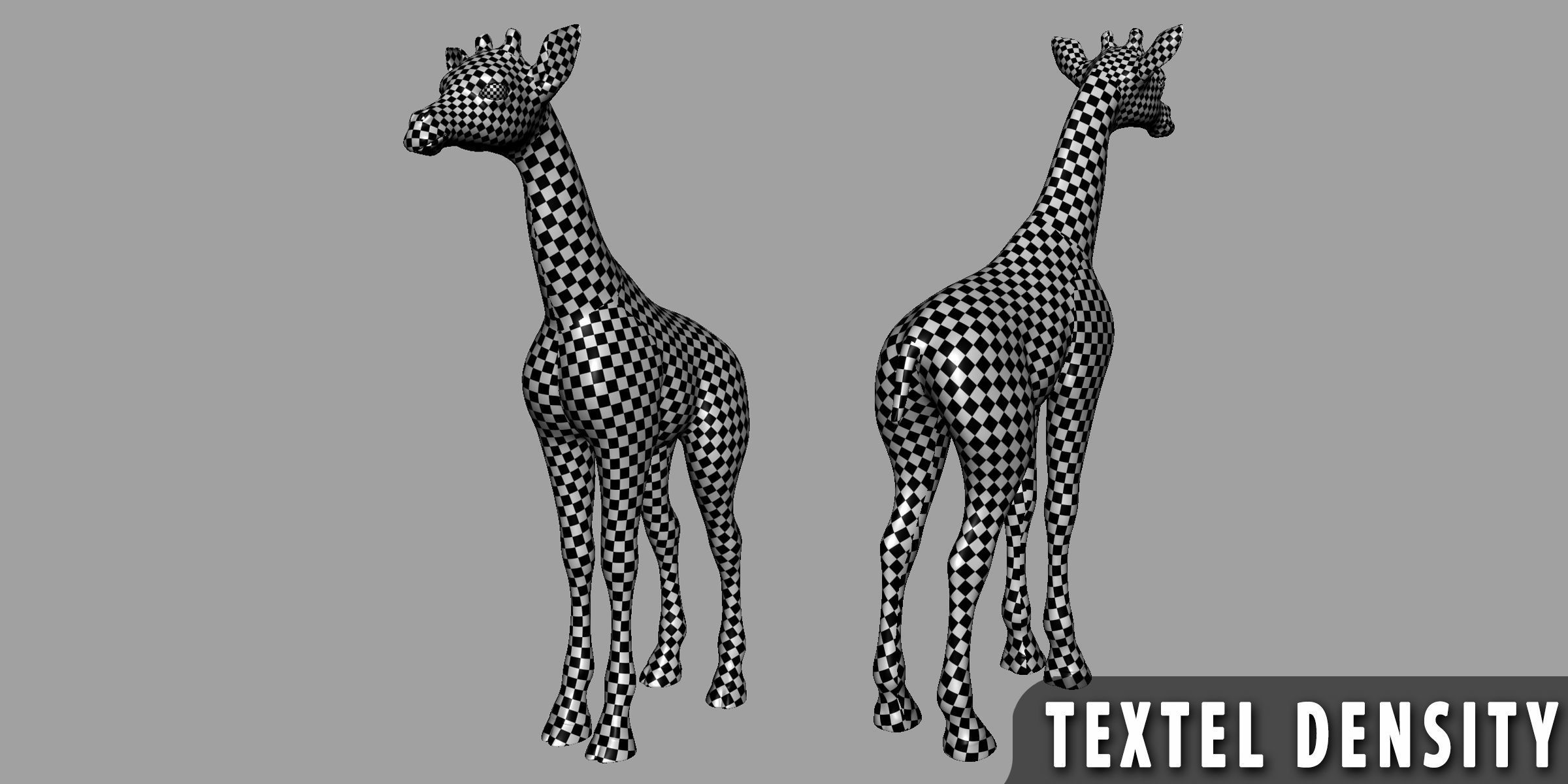 Baby Giraffe Low-poly 3D model_7
