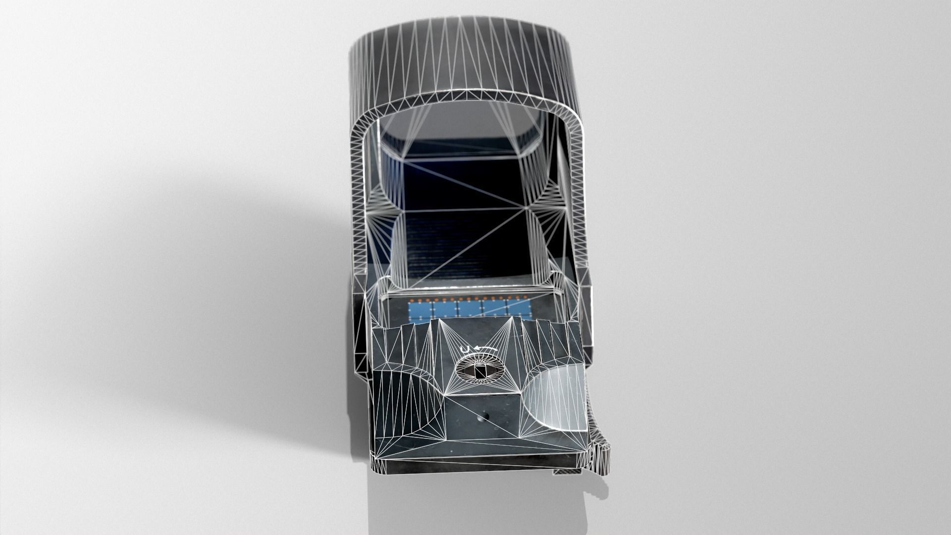 Holosun 510C Red Dot Sight Low-poly 3D model_10