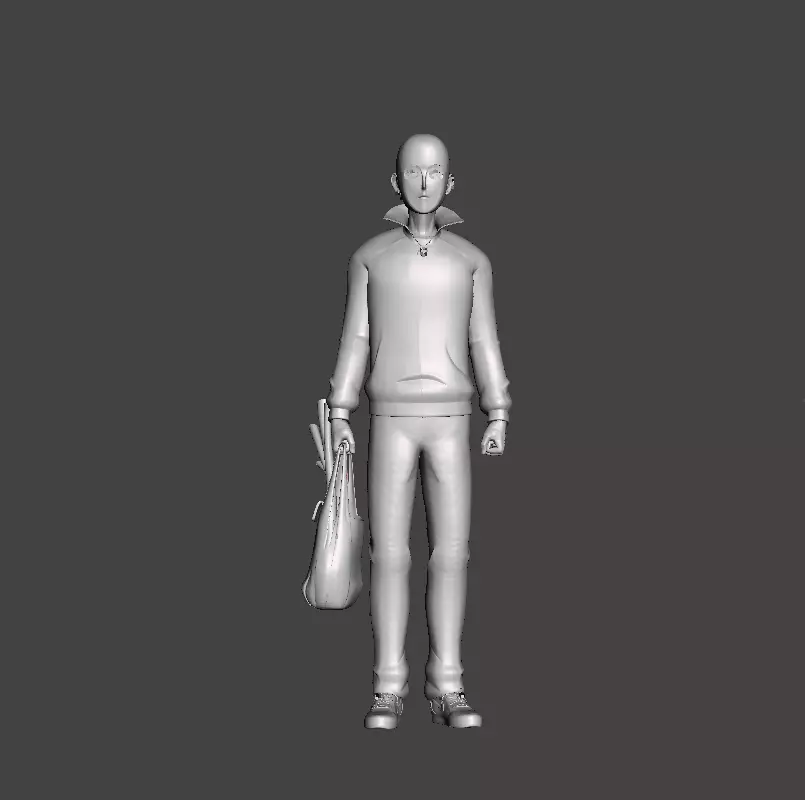 Saitama Shopping 3D Model 3D print model