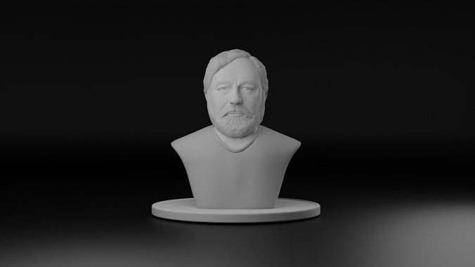 Slavoj Zizek 3D model
