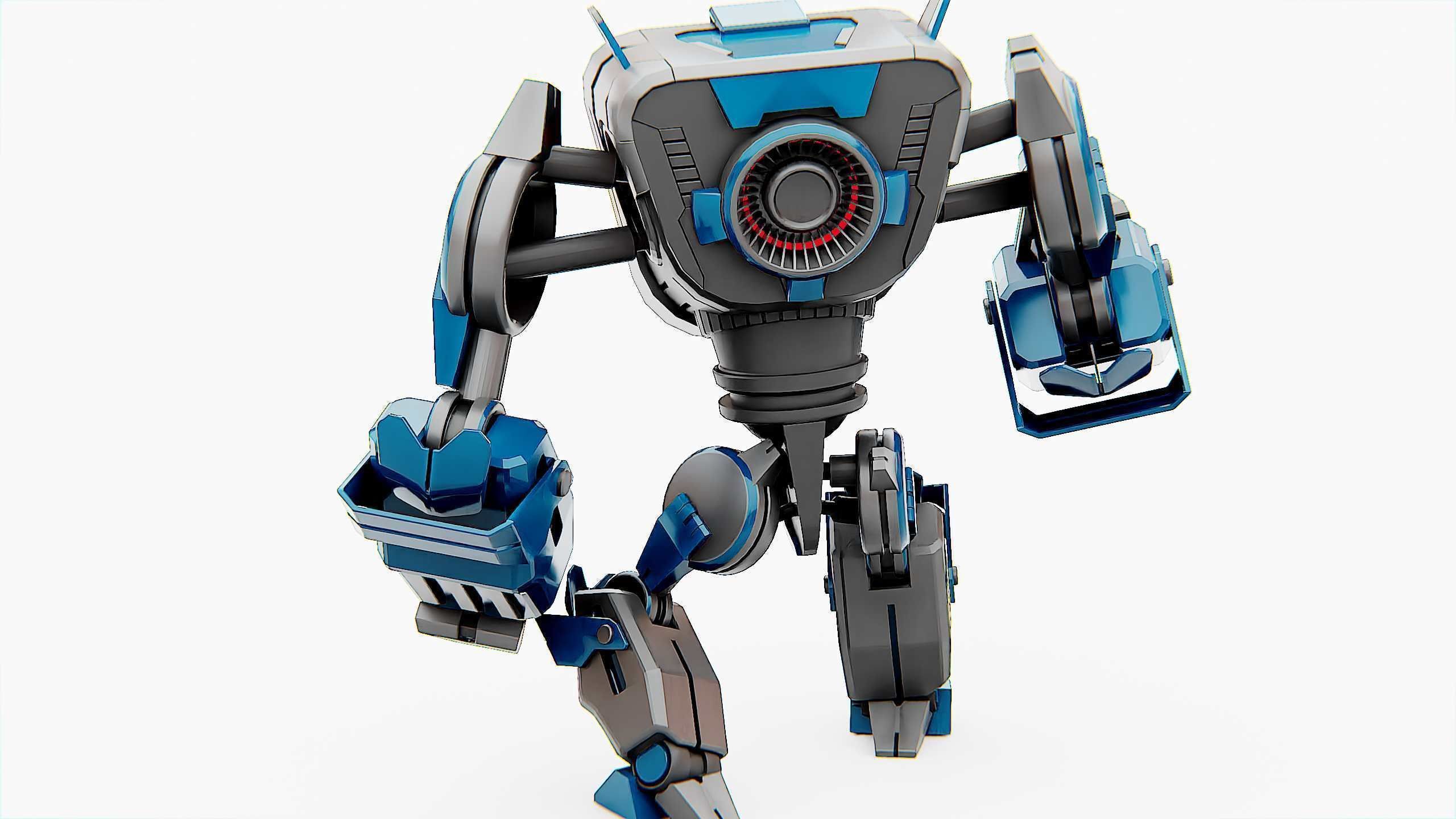 DROID PYROUS  Rigged for Unreal Engine - Unity - MIXAMO 3D model_15