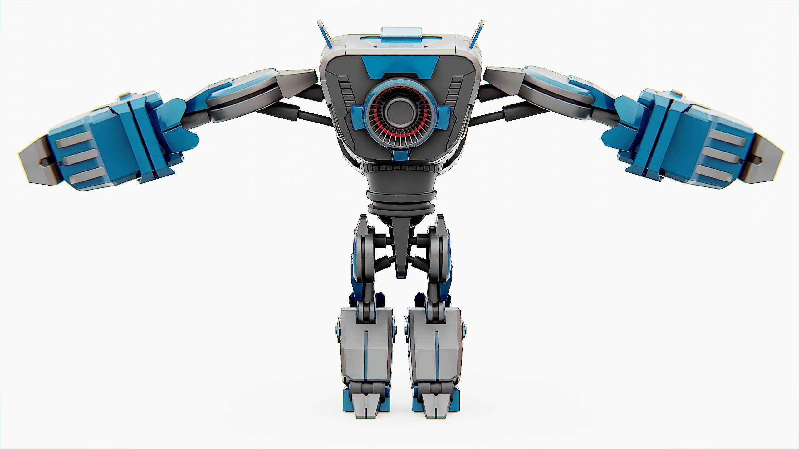 DROID PYROUS  Rigged for Unreal Engine - Unity - MIXAMO 3D model_31