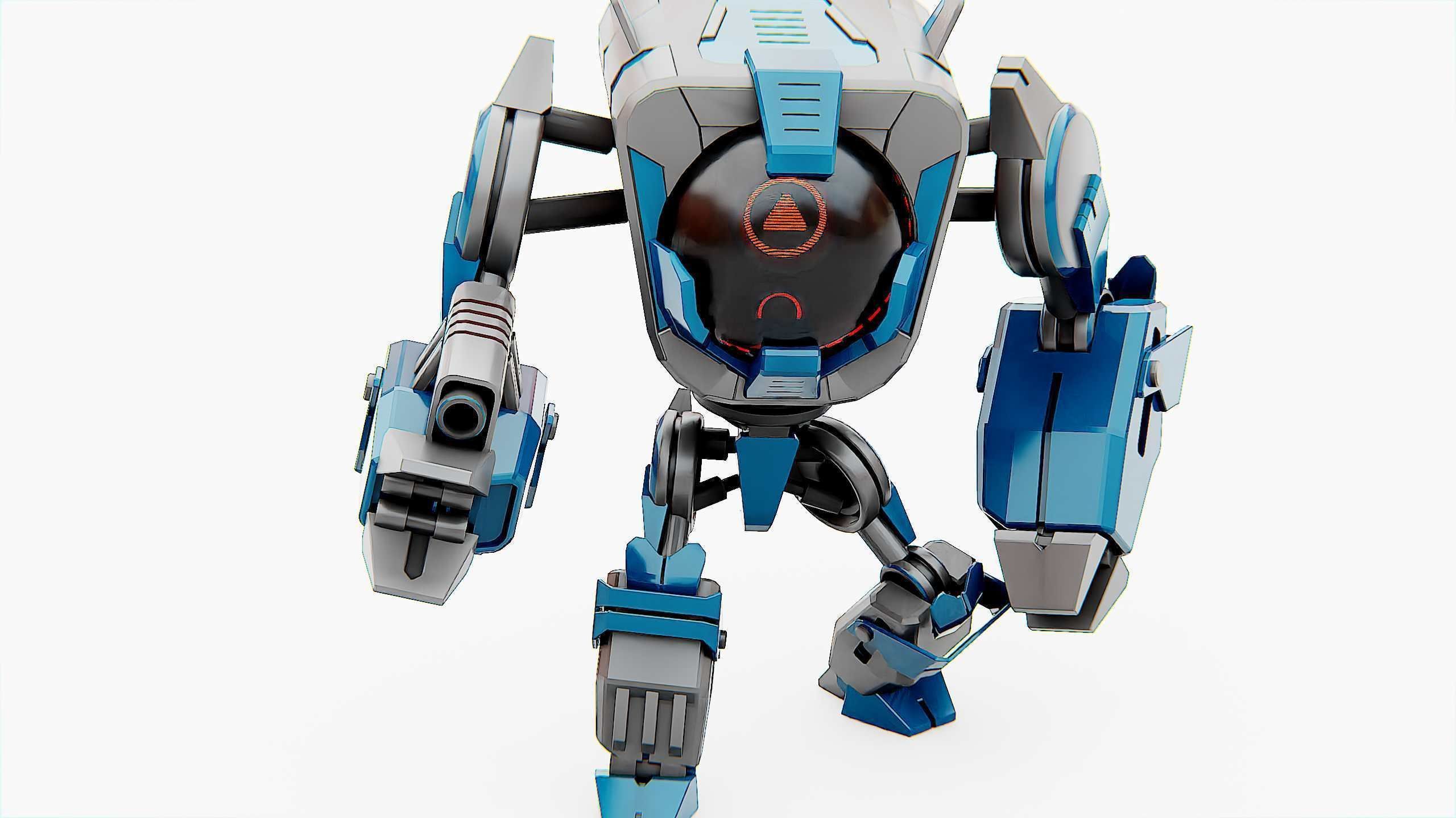 DROID PYROUS  Rigged for Unreal Engine - Unity - MIXAMO 3D model_29