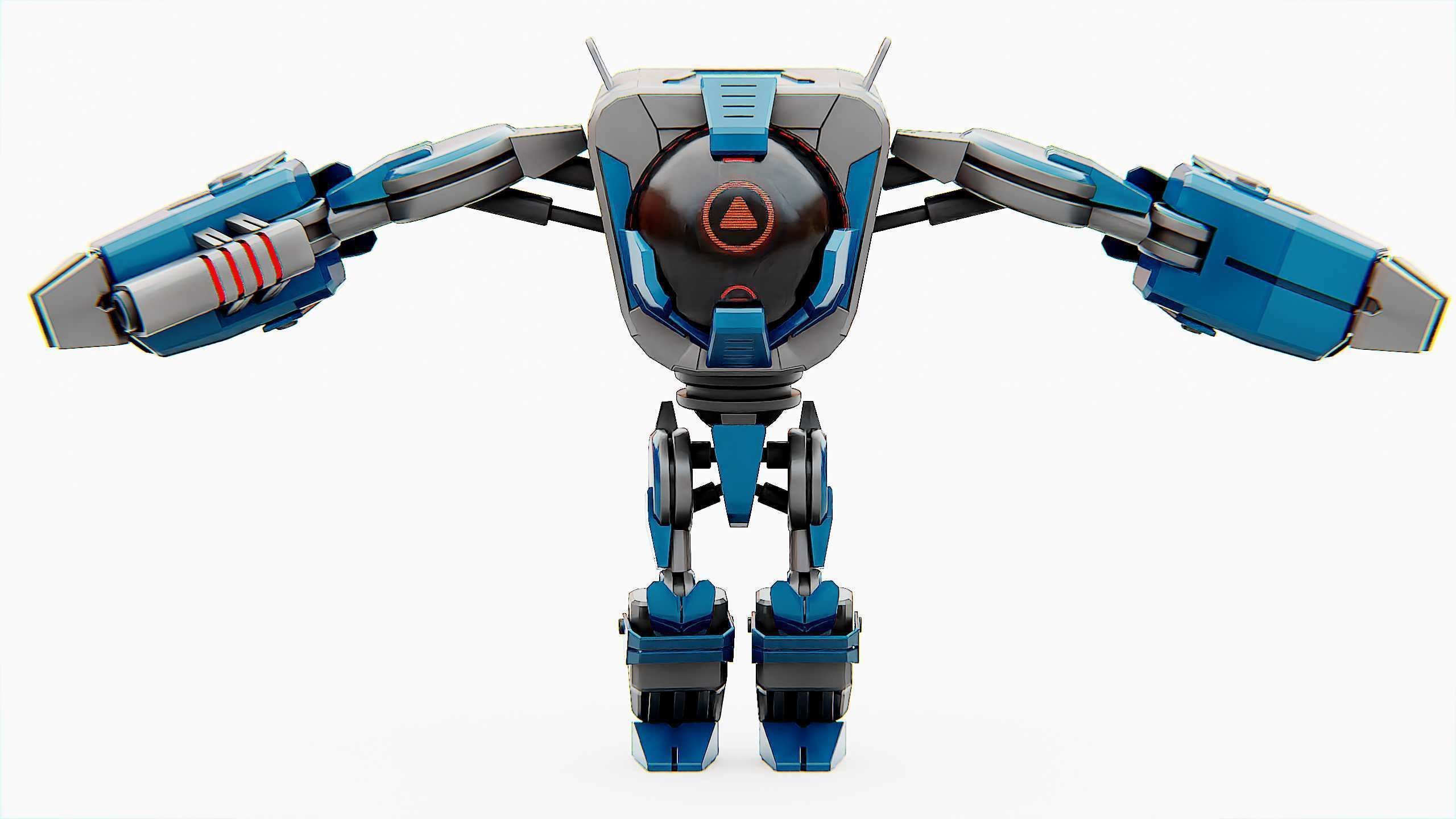 DROID PYROUS  Rigged for Unreal Engine - Unity - MIXAMO 3D model_30