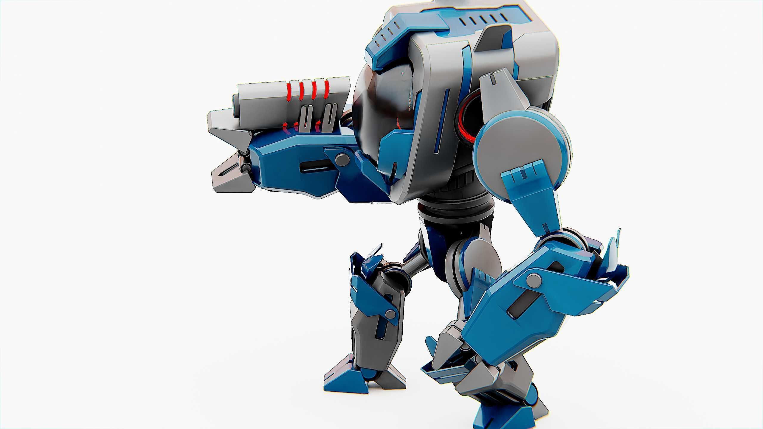 DROID PYROUS  Rigged for Unreal Engine - Unity - MIXAMO 3D model_21