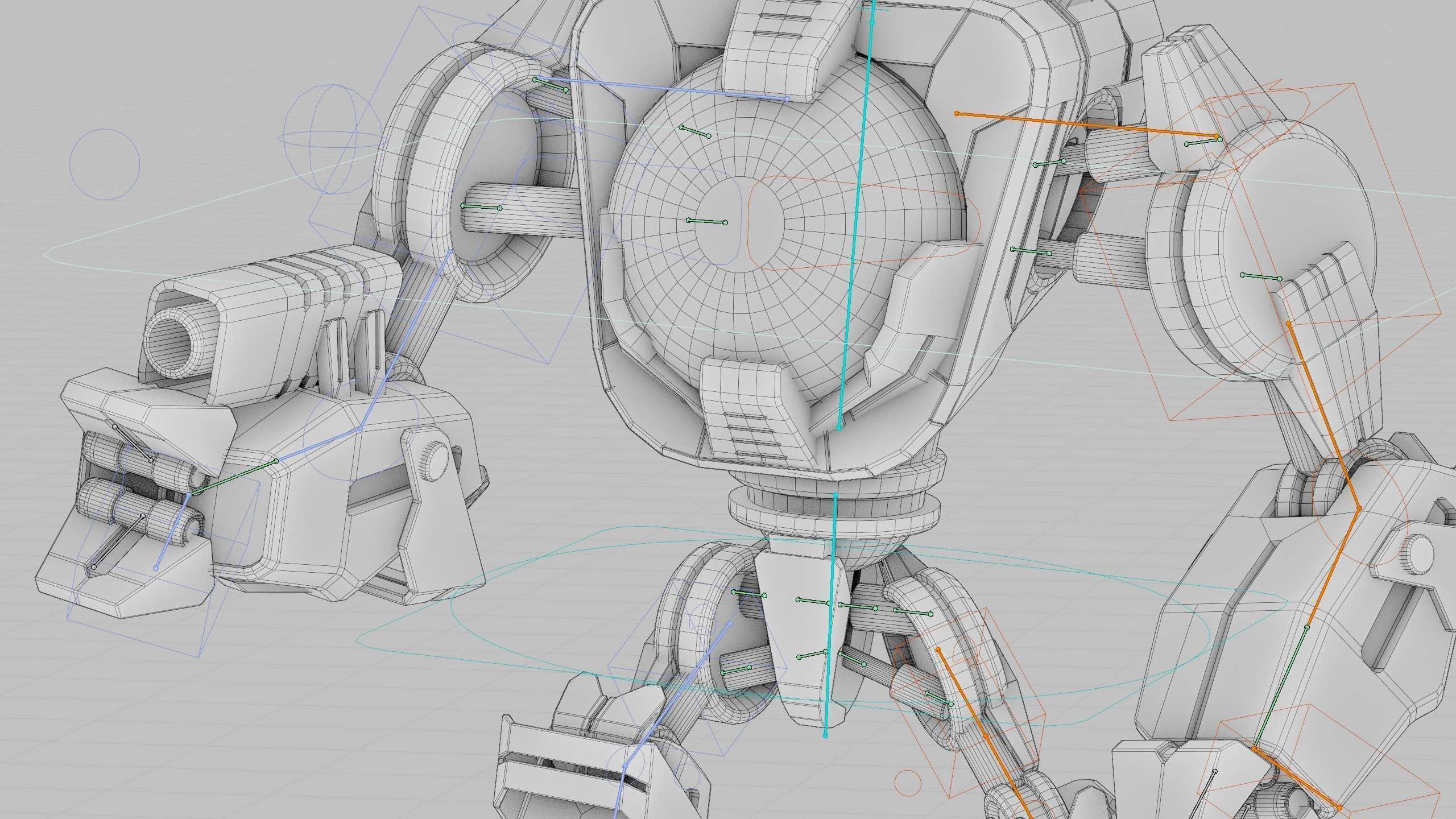 DROID PYROUS  Rigged for Unreal Engine - Unity - MIXAMO 3D model_42