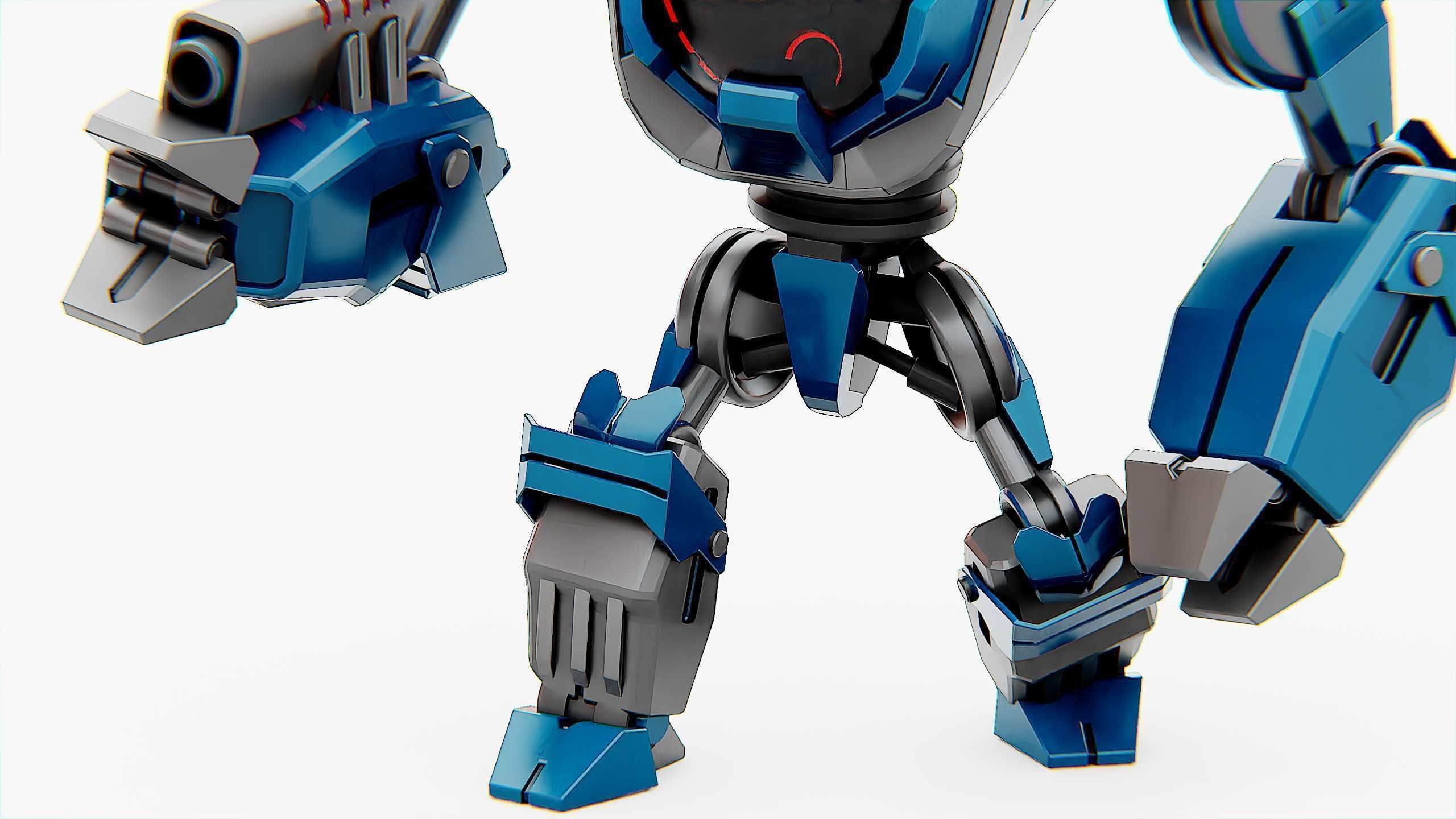 DROID PYROUS  Rigged for Unreal Engine - Unity - MIXAMO 3D model_25