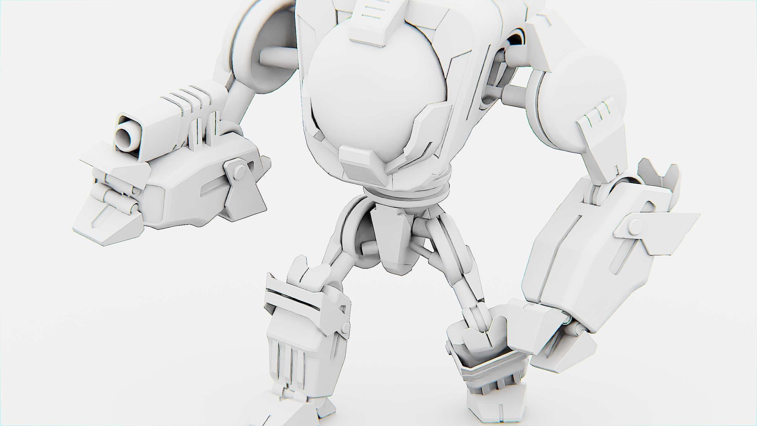 DROID PYROUS  Rigged for Unreal Engine - Unity - MIXAMO 3D model_36