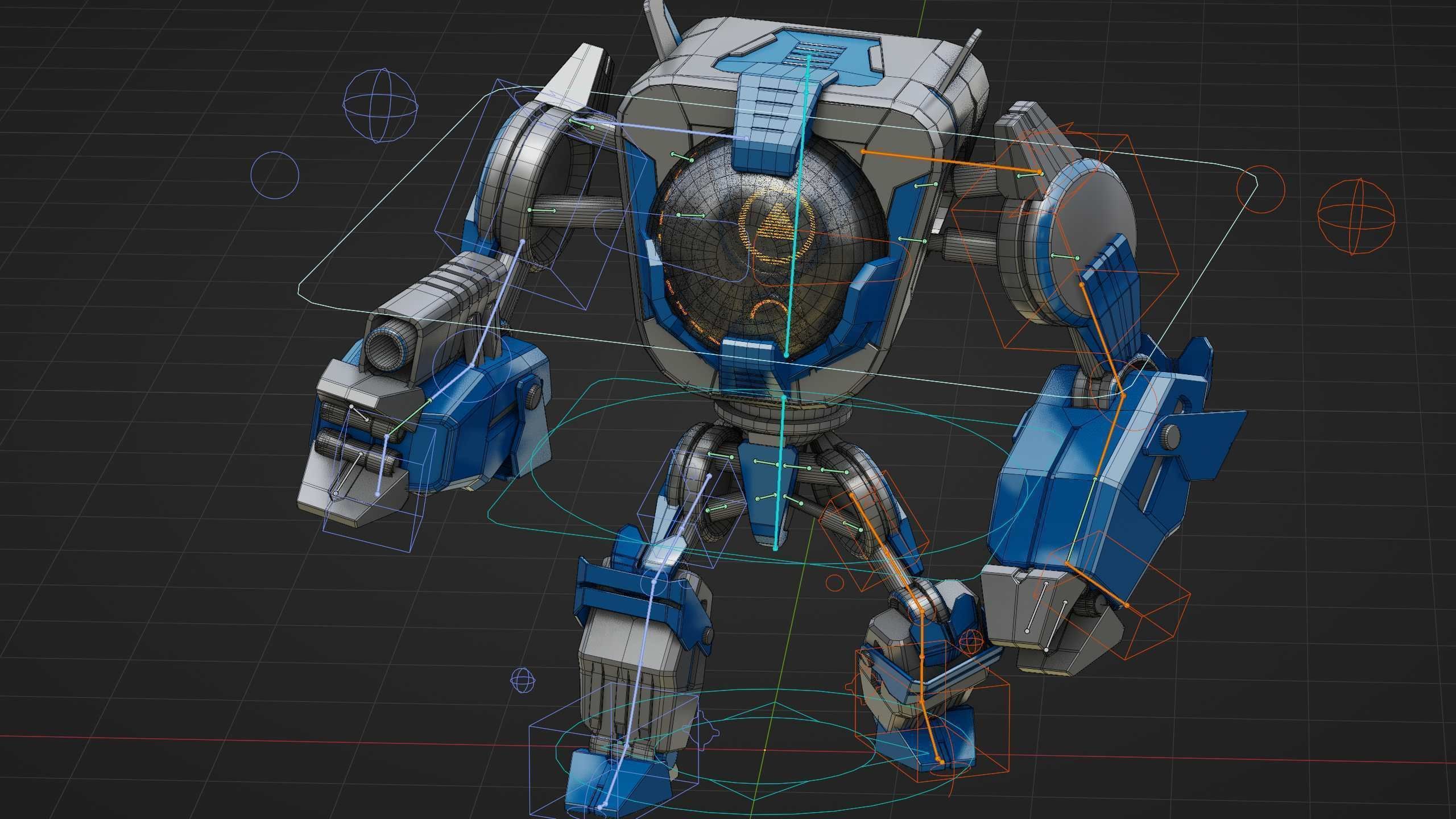 DROID PYROUS  Rigged for Unreal Engine - Unity - MIXAMO 3D model_37