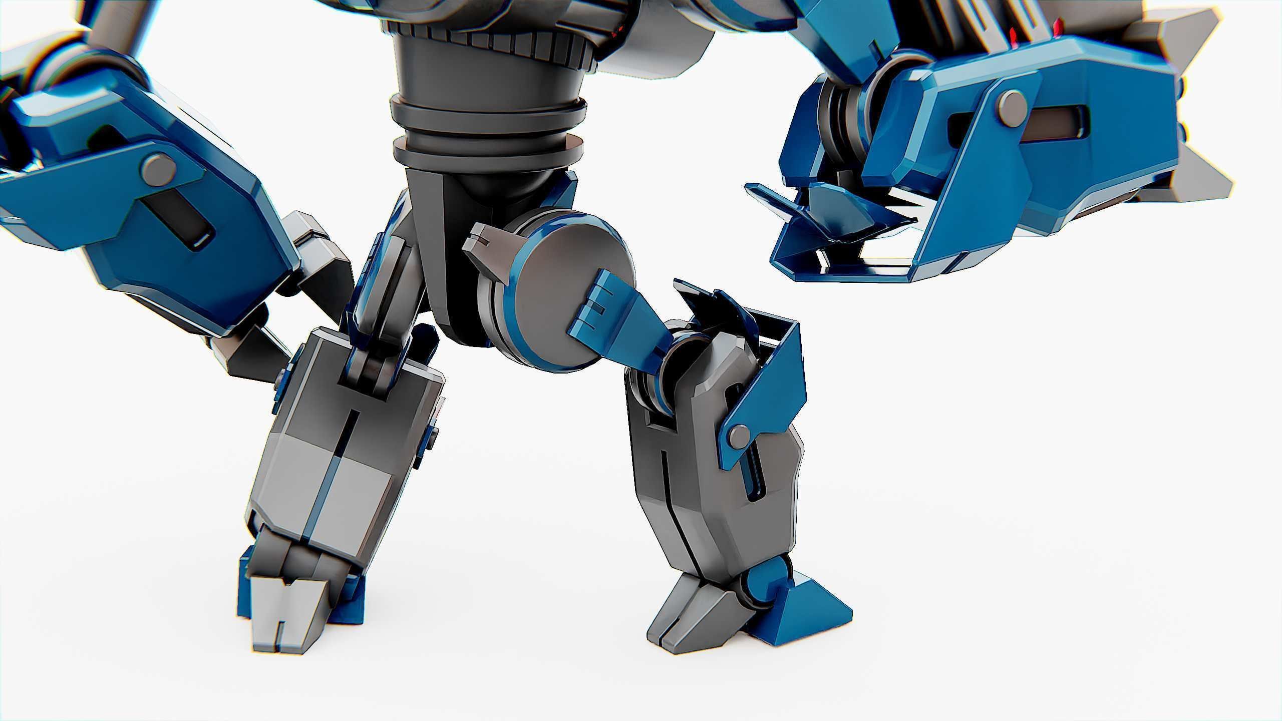 DROID PYROUS  Rigged for Unreal Engine - Unity - MIXAMO 3D model_27