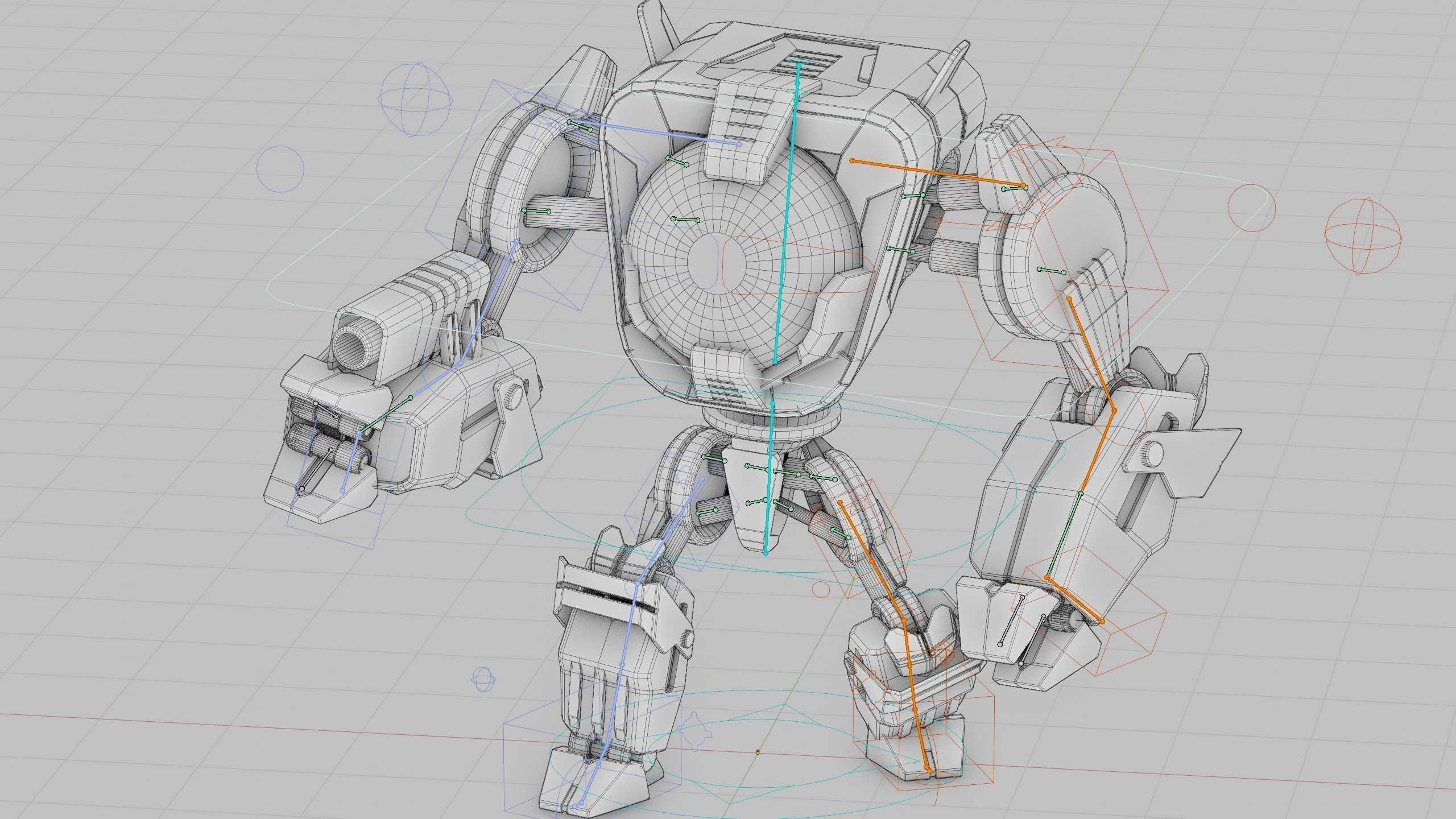 DROID PYROUS  Rigged for Unreal Engine - Unity - MIXAMO 3D model_40