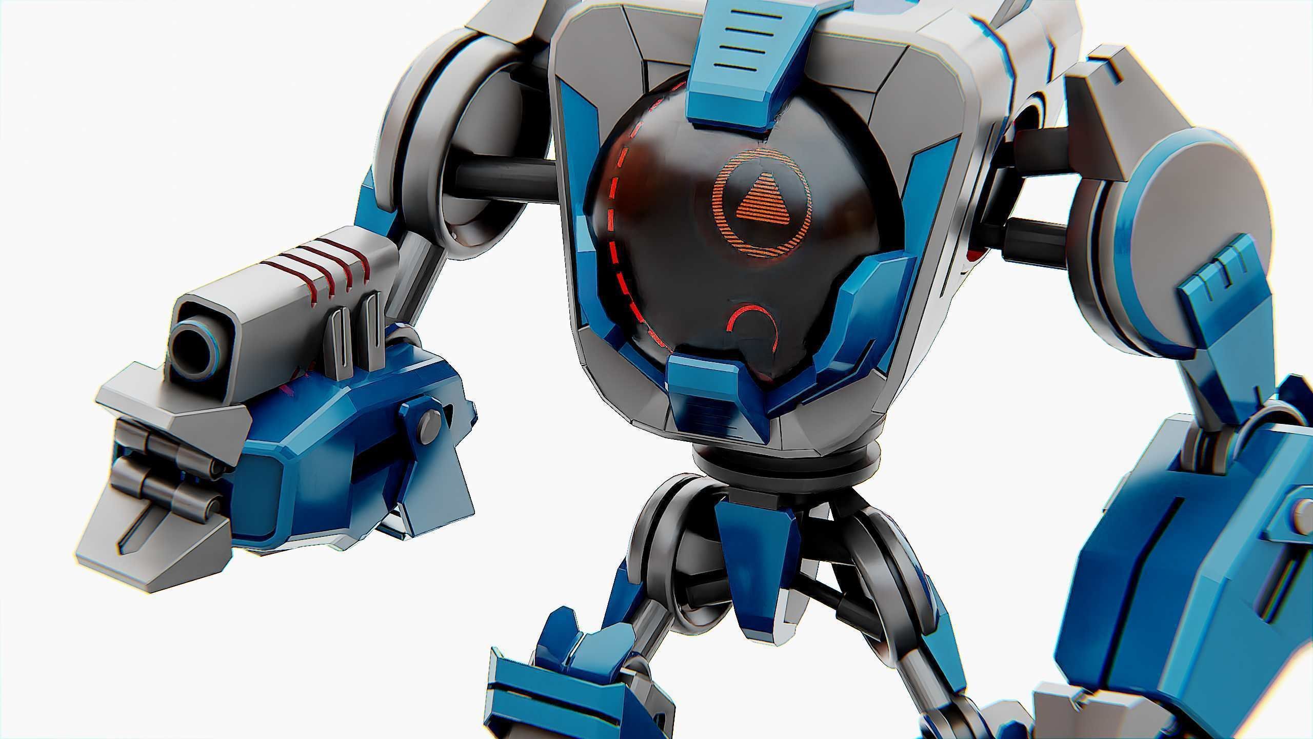 DROID PYROUS  Rigged for Unreal Engine - Unity - MIXAMO 3D model_24