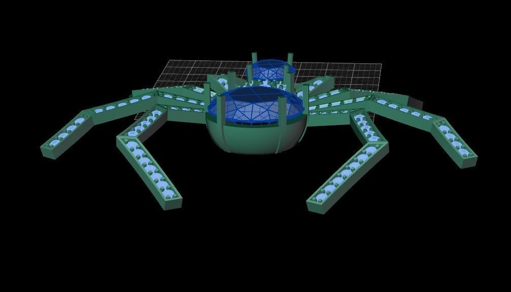 Spider pendant 15 3D print model_6