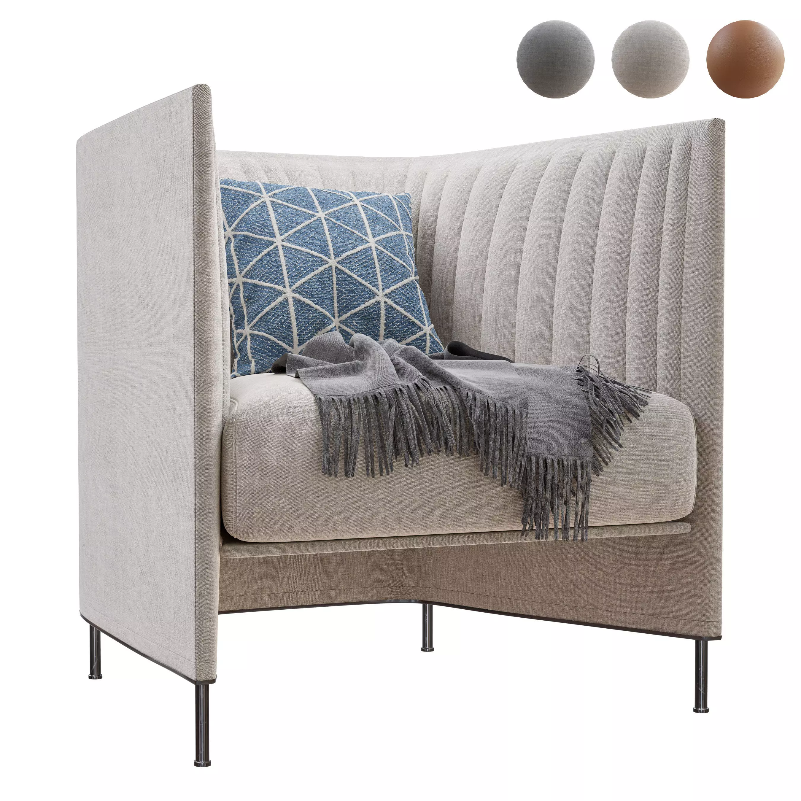 Arflex Algon Armchair 3D model