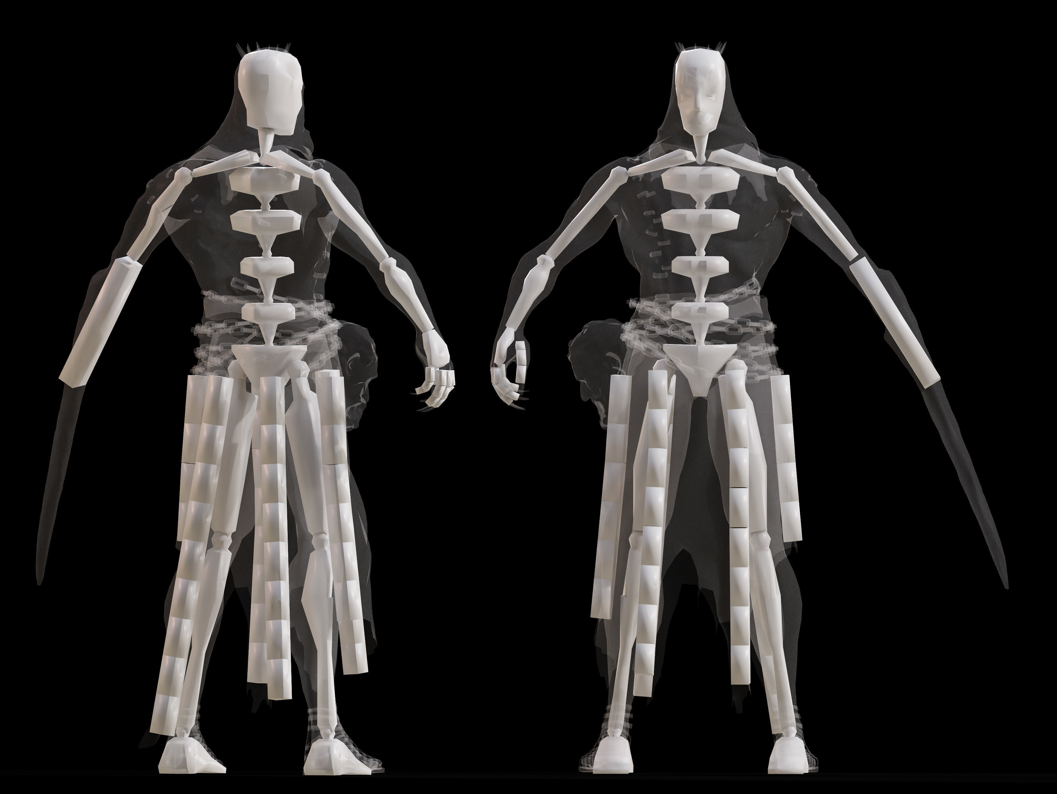 Demon Executioner Low-poly 3D model_11