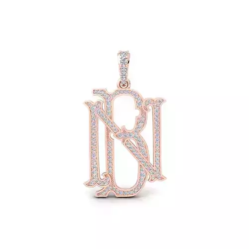  Monogram 5 Pendent 3d Model and Render STL