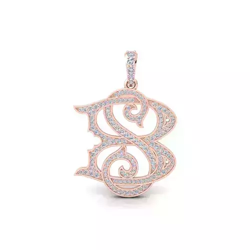  Monogram 4 Pendent 3d Model and Render STL