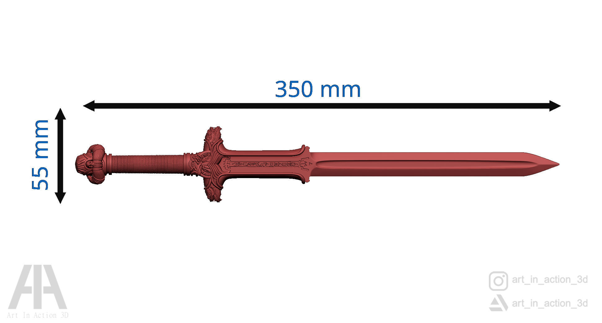 CONAN ATLANTEAN SWORD 3D print model_8