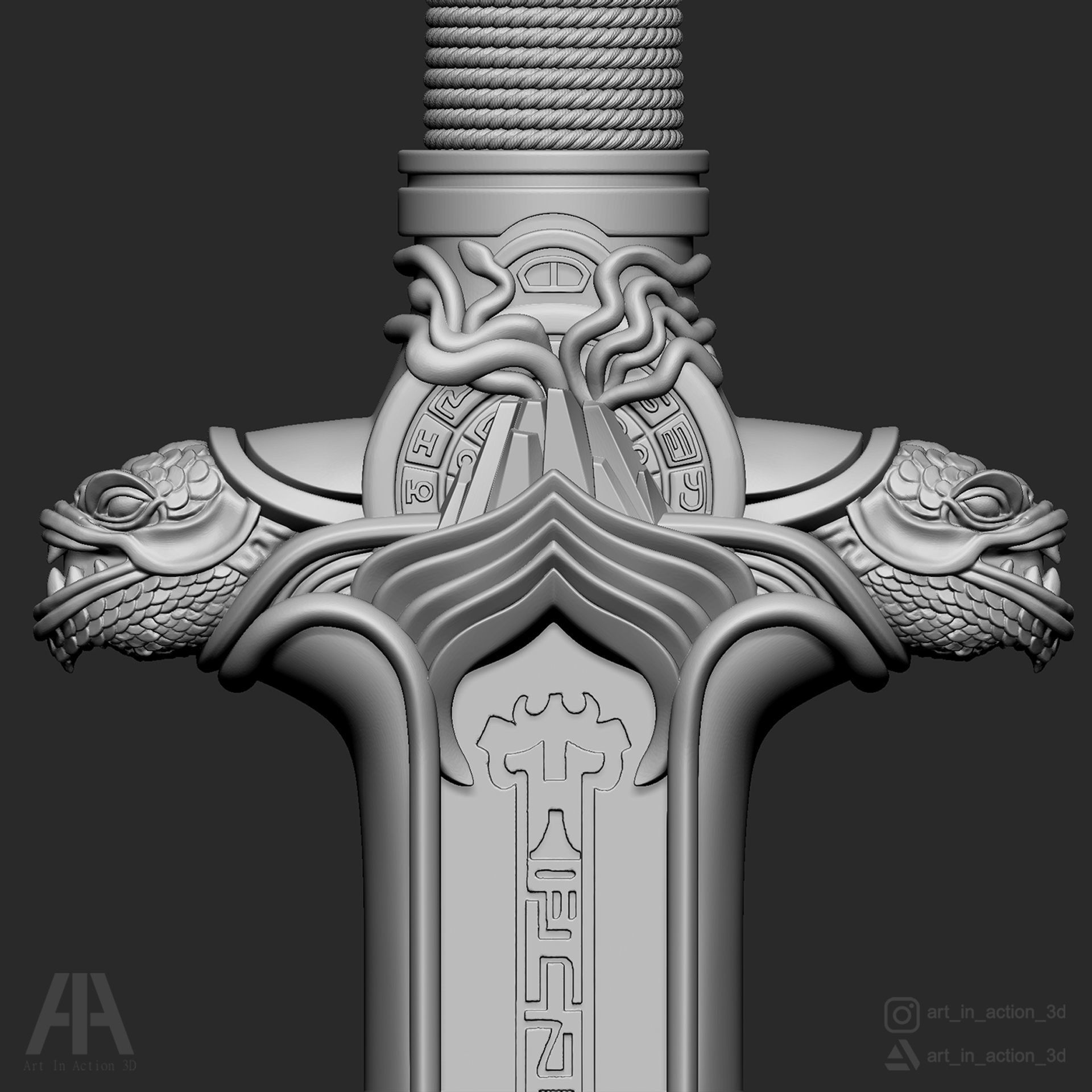 CONAN ATLANTEAN SWORD 3D print model_4
