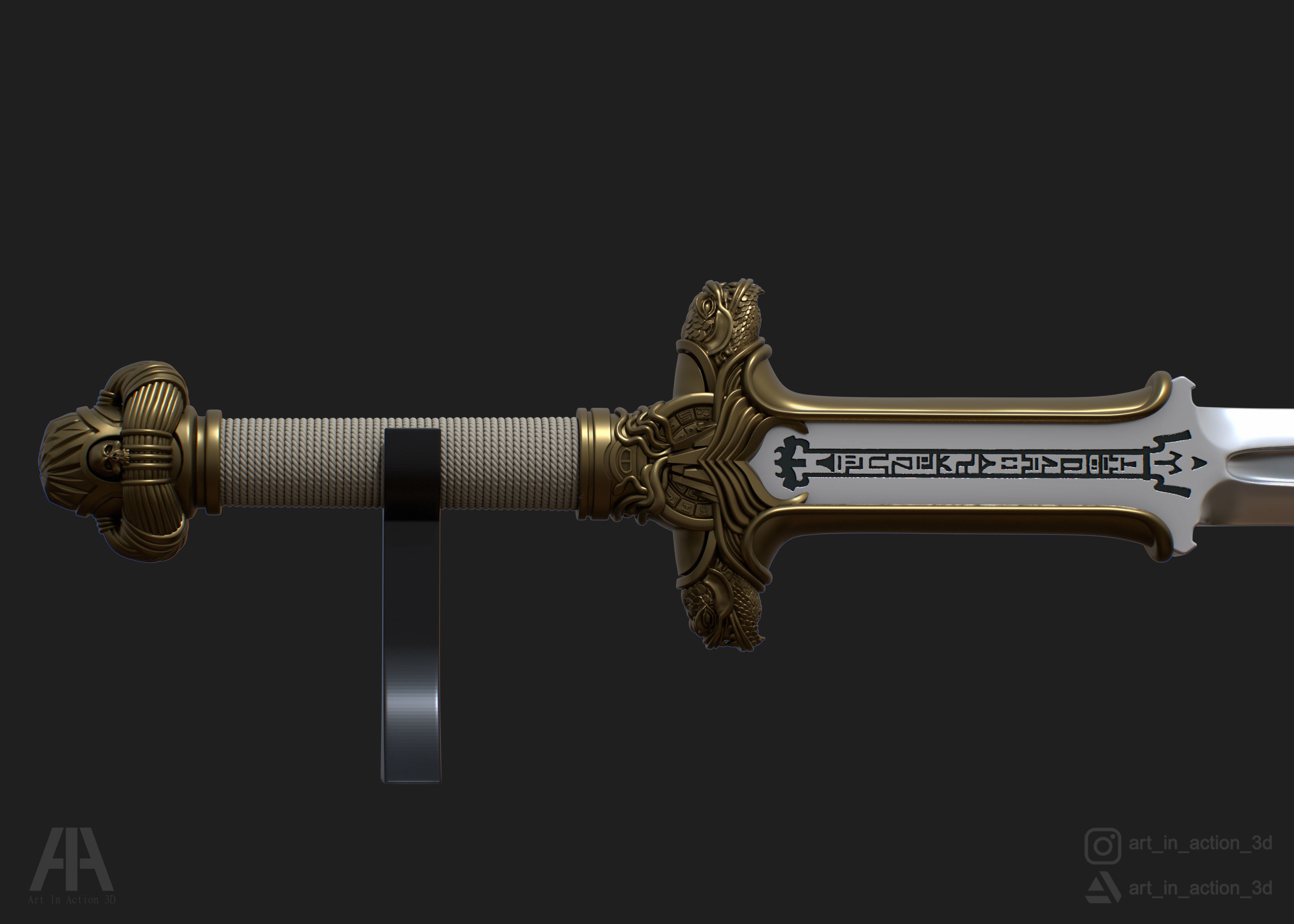CONAN ATLANTEAN SWORD 3D print model_1